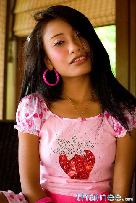 Thainee takes a break to model for the camera