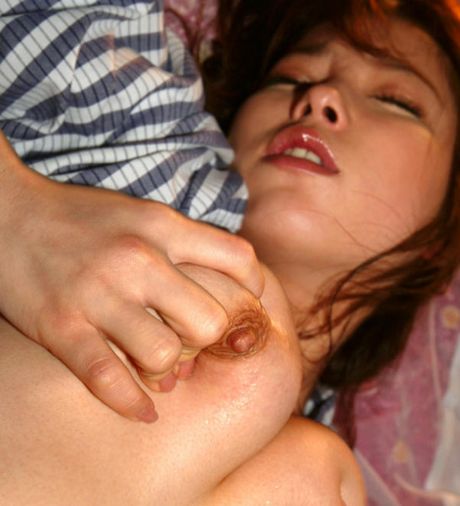 Asian teen with small tits and a hot butt strips and goes naked outdoors