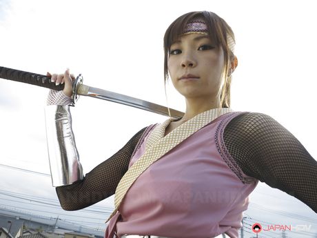 Super hero ninja Sumire Matsu fucked by enemies