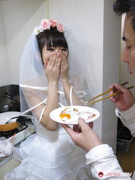 Ruri Narumiya rides, sucks, and washes a cock as a prize